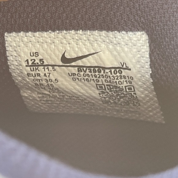 Nike Alpha Menace Turf Low Football Cleats Men 12.5 Blue BV3997-100 NEW - Picture 3 of 13